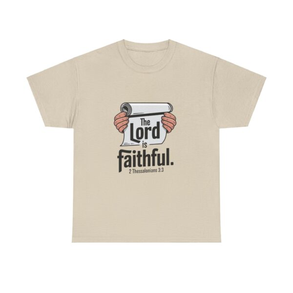 Lord is Faithful - Unisex Heavy Cotton Tee - Image 5