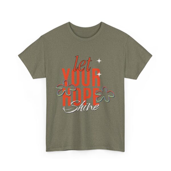 Let your Hope Shine -  Unisex Heavy Cotton Tee - Image 19