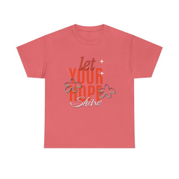Let your Hope Shine -  Unisex Heavy Cotton Tee - Image 5