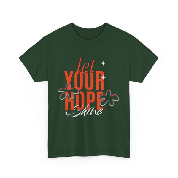 Let your Hope Shine -  Unisex Heavy Cotton Tee - Image 23