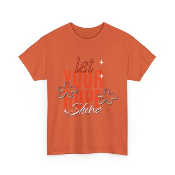 Let your Hope Shine -  Unisex Heavy Cotton Tee - Image 15