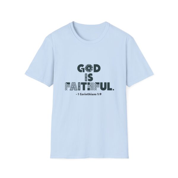 GOD is Faithful - Unisex Softstyle T-Shirt - Image 5