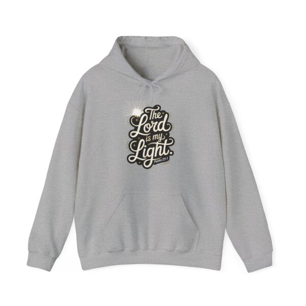 The Lord is my Light - Unisex Heavy Blend™ Hooded Sweatshirt - Image 9