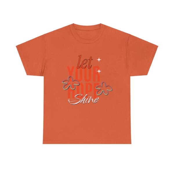 Let your Hope Shine -  Unisex Heavy Cotton Tee - Image 13