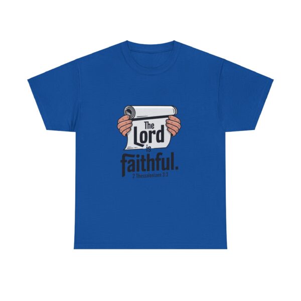 Lord is Faithful - Unisex Heavy Cotton Tee - Image 21