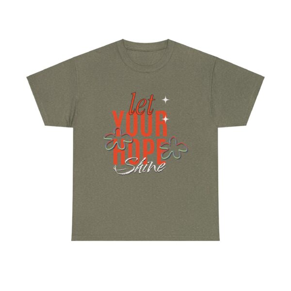 Let your Hope Shine -  Unisex Heavy Cotton Tee - Image 17