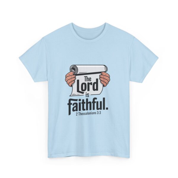 Lord is Faithful - Unisex Heavy Cotton Tee - Image 19