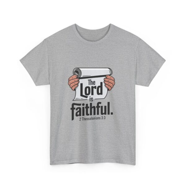 Lord is Faithful - Unisex Heavy Cotton Tee - Image 11