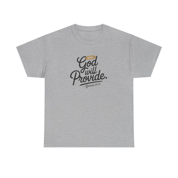 God will Provide - Unisex Heavy Cotton Tee - Image 9