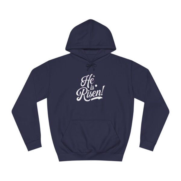 He is Risen - Unisex College Hoodie - Image 5