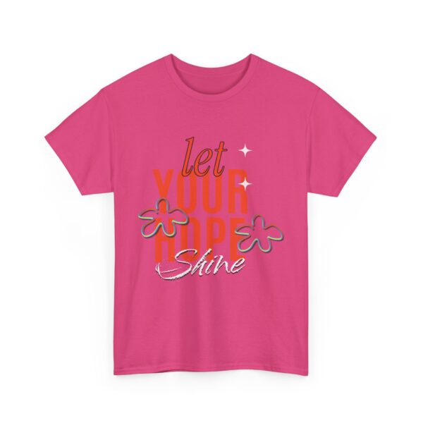Let your Hope Shine -  Unisex Heavy Cotton Tee - Image 51