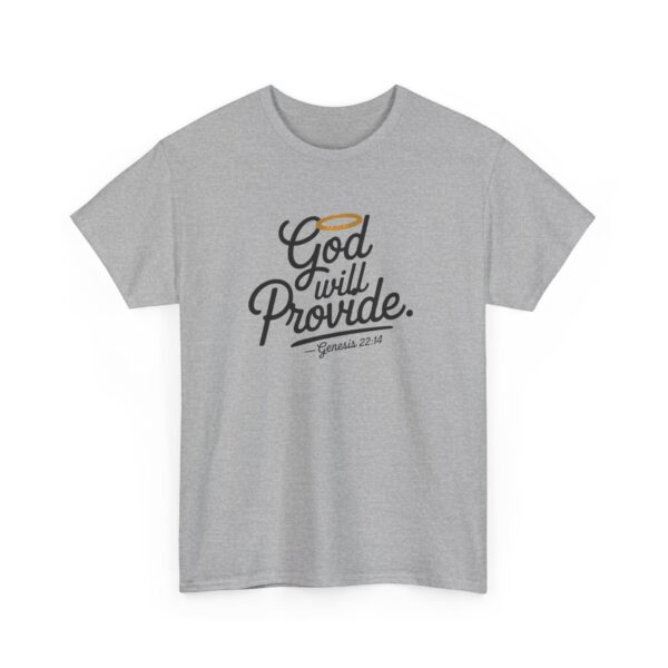 God will Provide - Unisex Heavy Cotton Tee - Image 11