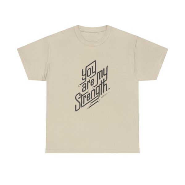 You are my Strength - Unisex Heavy Cotton Tee - Image 5