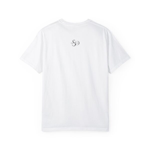He is Mighty to Save -  Unisex Garment-Dyed T-shirt - Image 2
