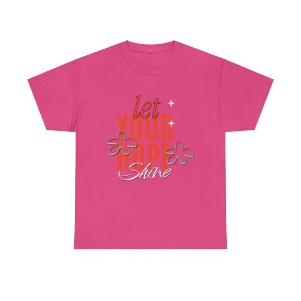 Let your Hope Shine -  Unisex Heavy Cotton Tee - Image 49