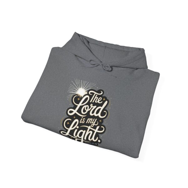 The Lord is my Light - Unisex Heavy Blend™ Hooded Sweatshirt - Image 16