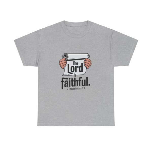 Lord is Faithful - Unisex Heavy Cotton Tee - Image 9