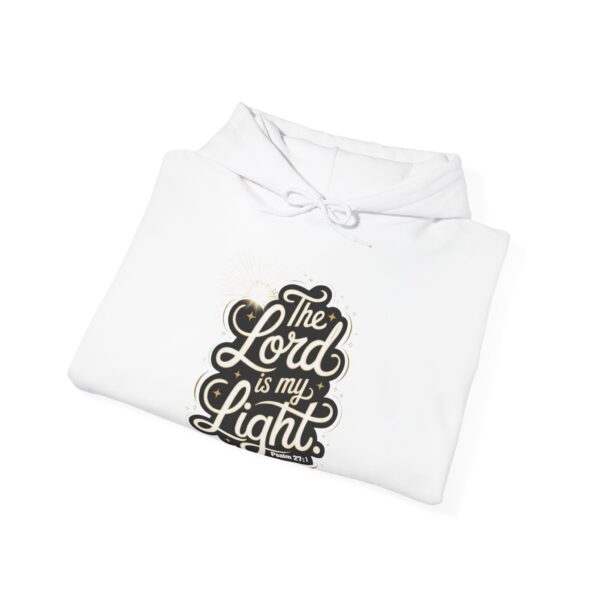 The Lord is my Light - Unisex Heavy Blend™ Hooded Sweatshirt - Image 4