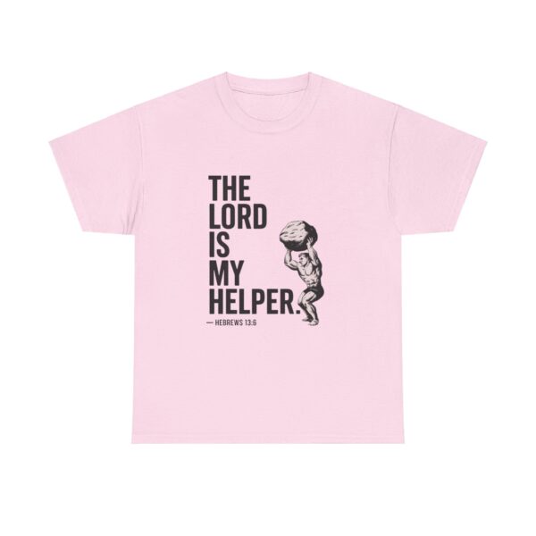 The Lord is my Helper - Unisex Heavy Cotton Tee - Image 21