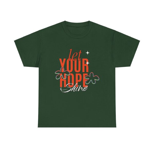 Let your Hope Shine -  Unisex Heavy Cotton Tee - Image 21